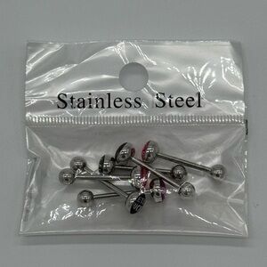 Explicit Adult Barbell Body Piercings Jewelry / Tongue Ring